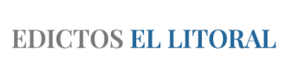 Publicar en Edictos El Litoral